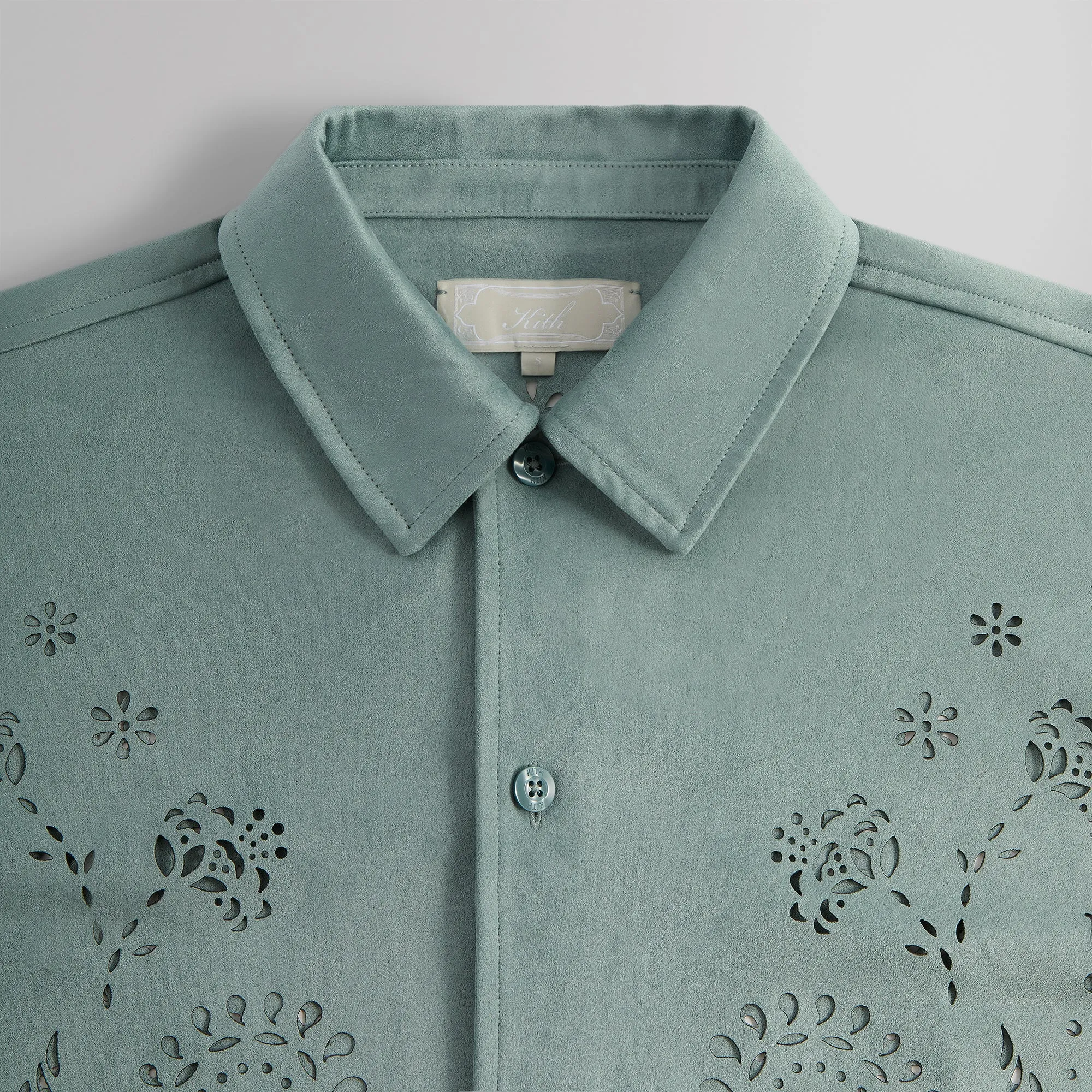 Kith Isaac Microsuede Buttondown - Harbour | Parallel