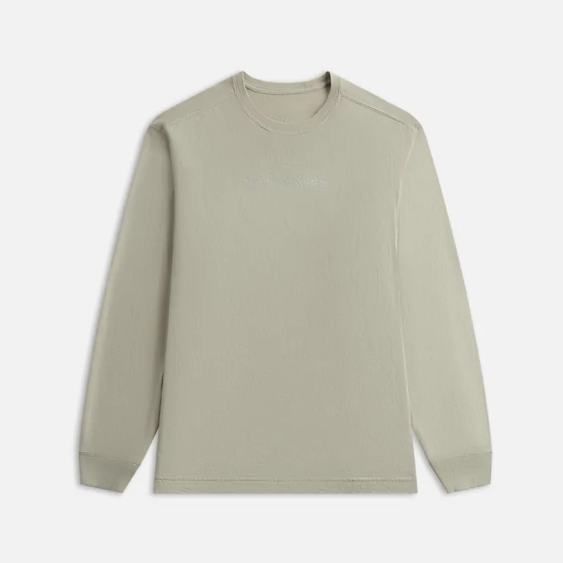 Maharishi Thar Dragon Long Sleeve Tee - Sage sold by Kith