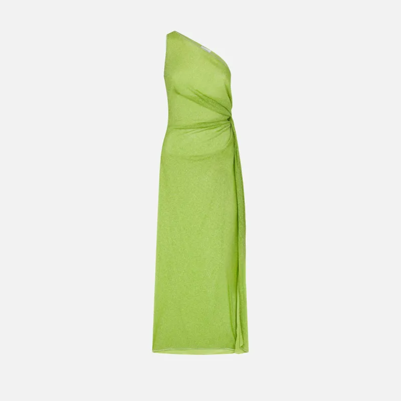 Oseree Lumiere Knot Dress - Lime sold by Kith