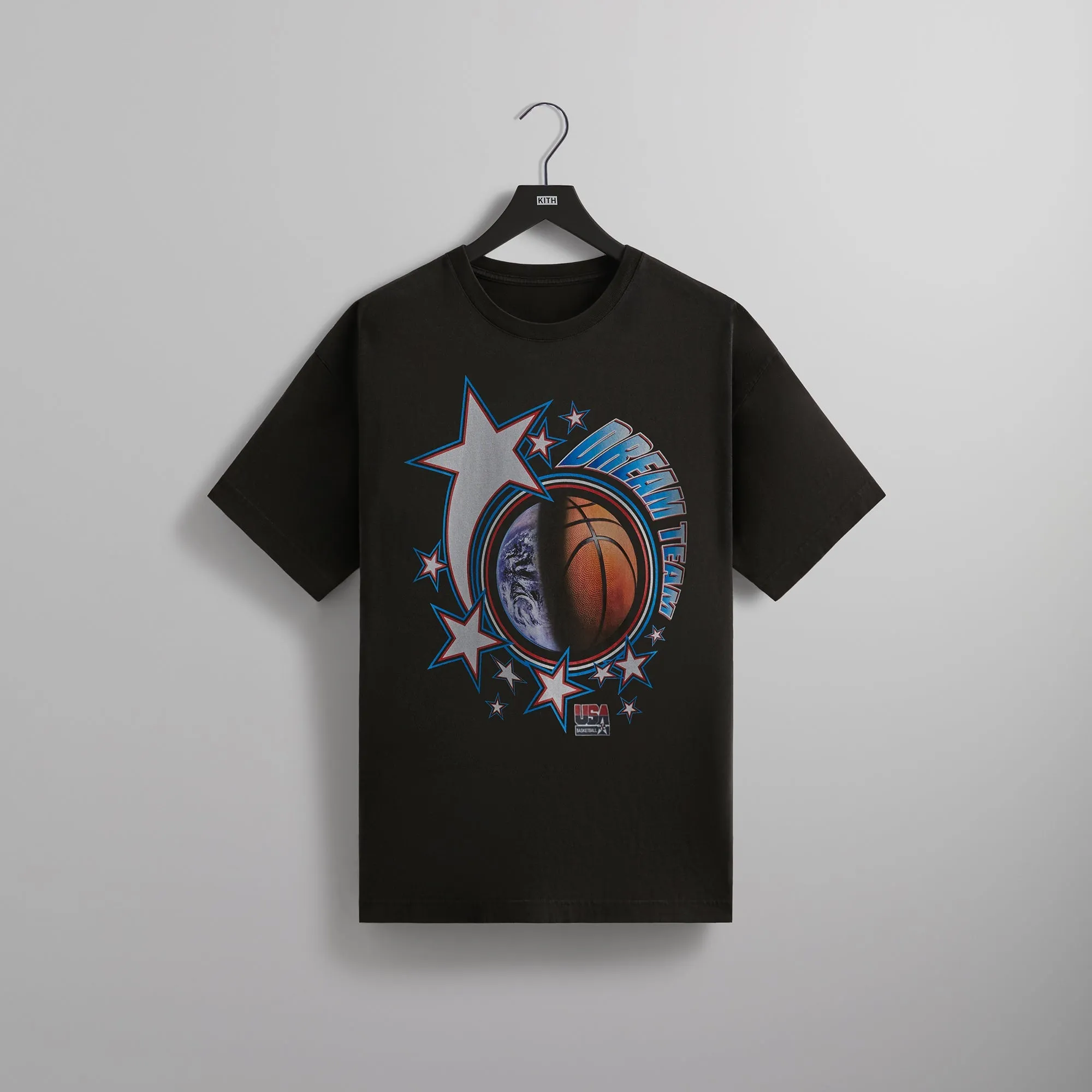Kith for USA Basketball Dream Team Vintage Tee - Black PH sold by Kith