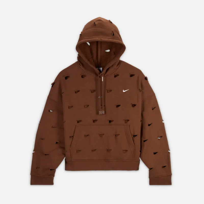 Nike x Jacquemus Swoosh Hoodie - Cacao Wow sold by Kith