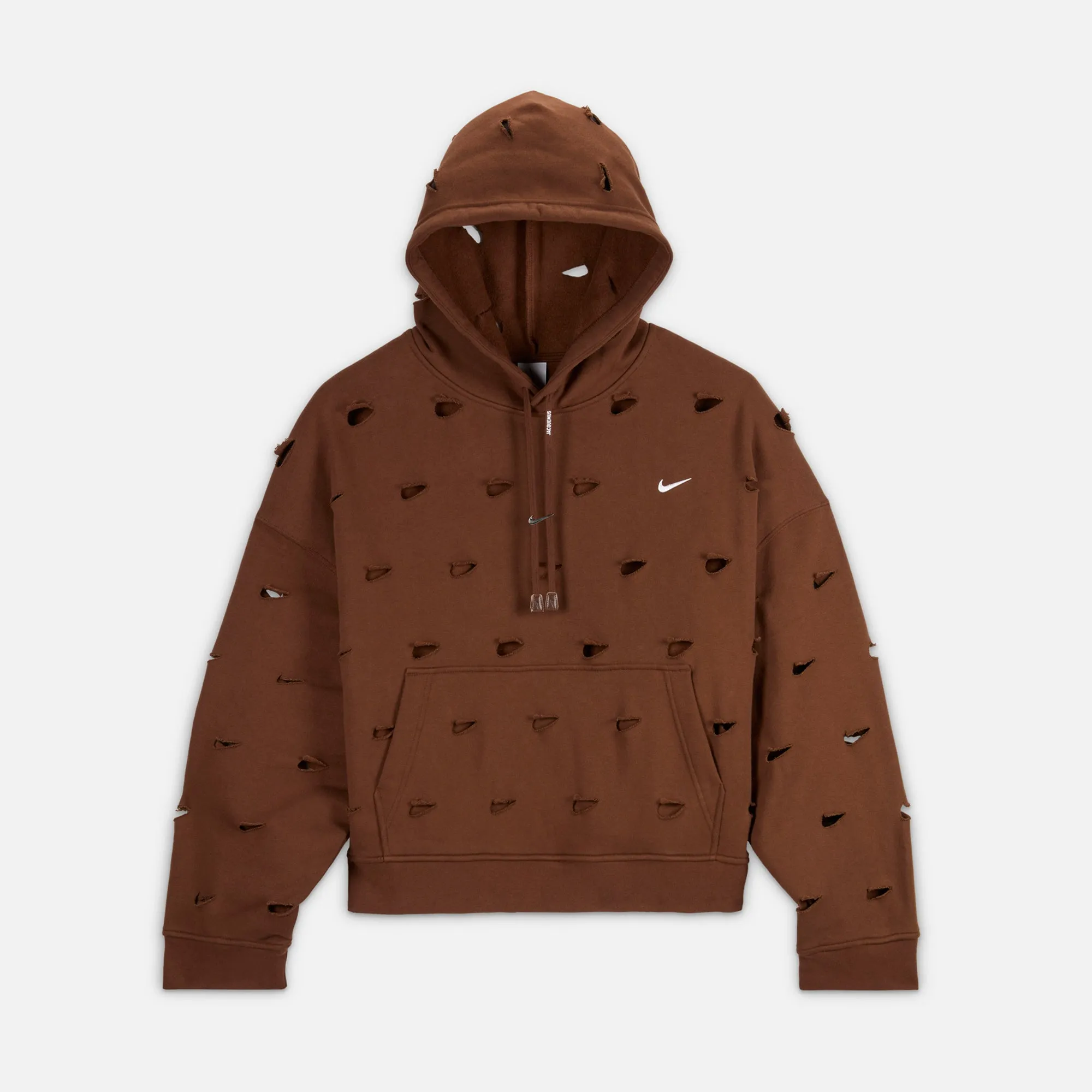 Nike x Jacquemus Swoosh Hoodie - Cacao Wow sold by Kith