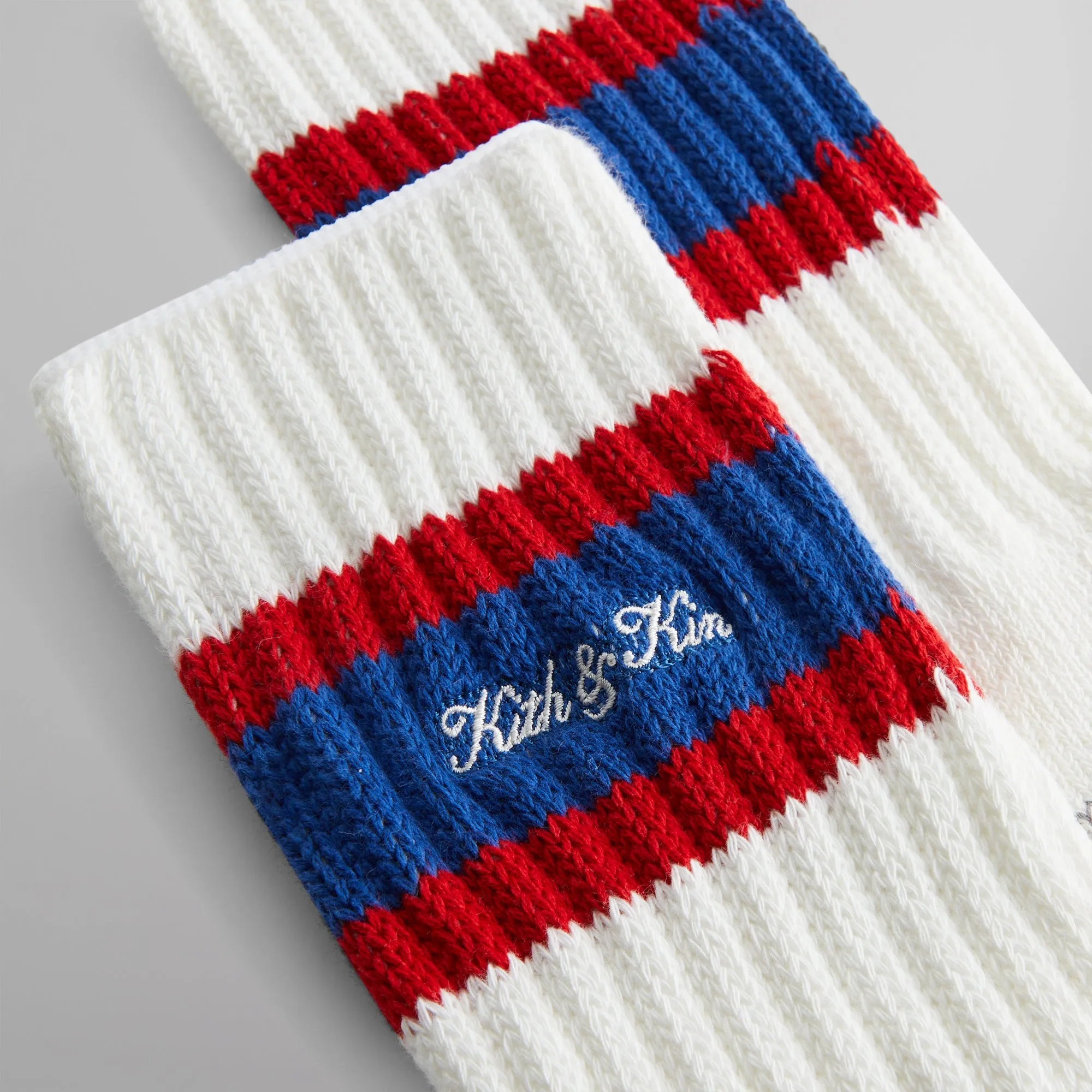 Kith Chunky Rib Striped Crew Socks - Retro sold by Kith product image thumbnail 3