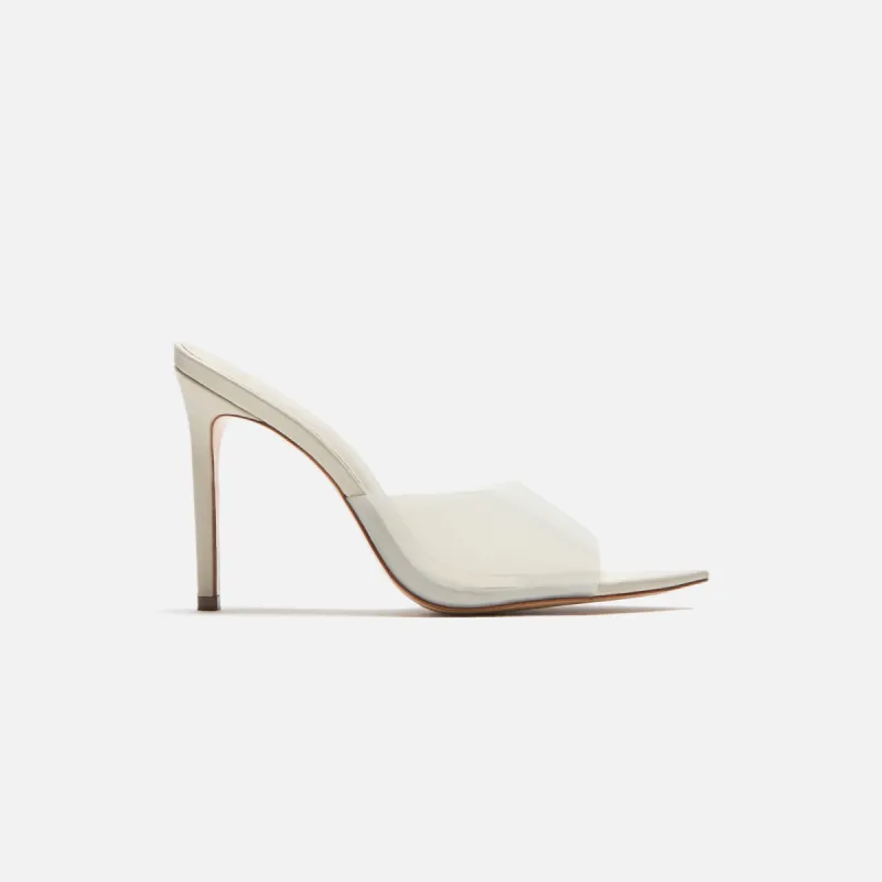 Black Suede Studio Bella Heel - Peyote Nappa / Matching PVC sold by Kith