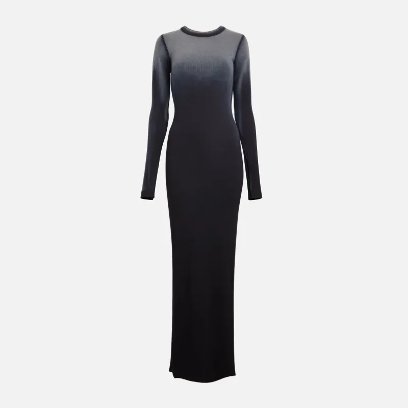 Cotton Citizen Verona Crew Maxi Dress - Black Cast sold by Kith