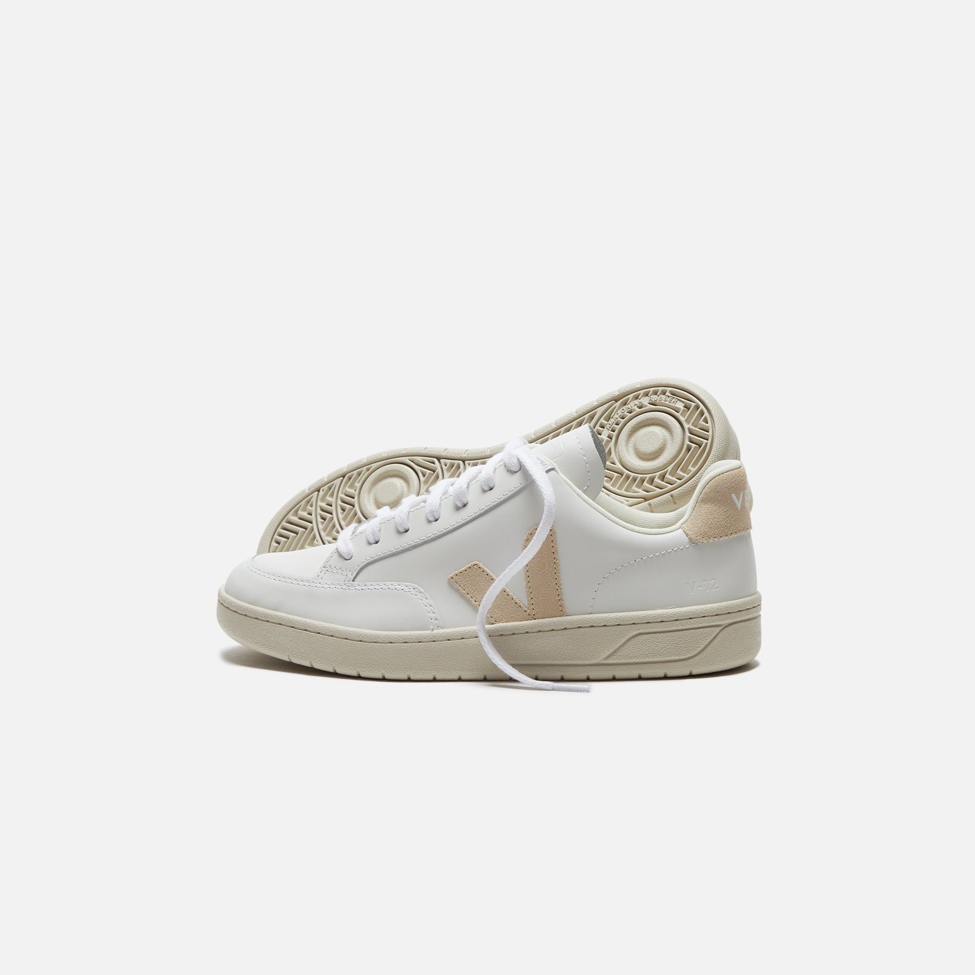 Veja V-12 Leather - Extra White / Sable sold by Kith product image thumbnail 4