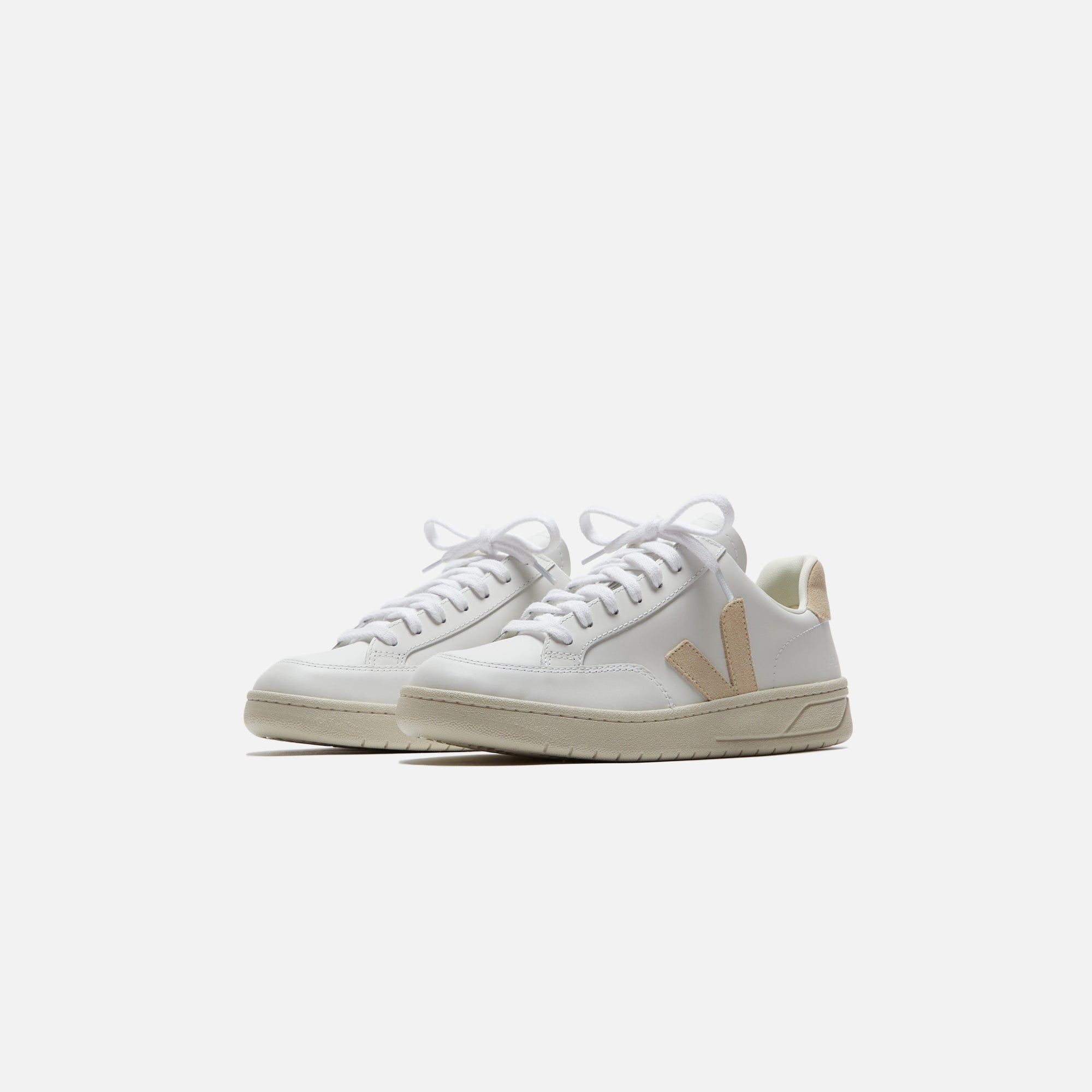 Veja V-12 Leather - Extra White / Sable sold by Kith product image thumbnail 2