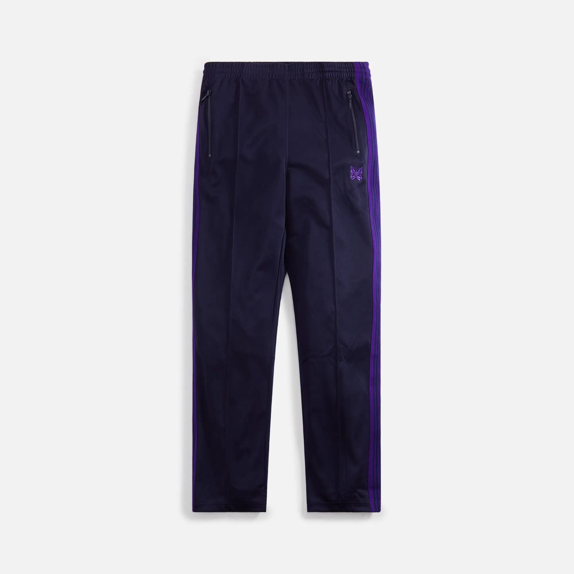 Needles Track Pant - Poly Smooth Navy sold by Kith