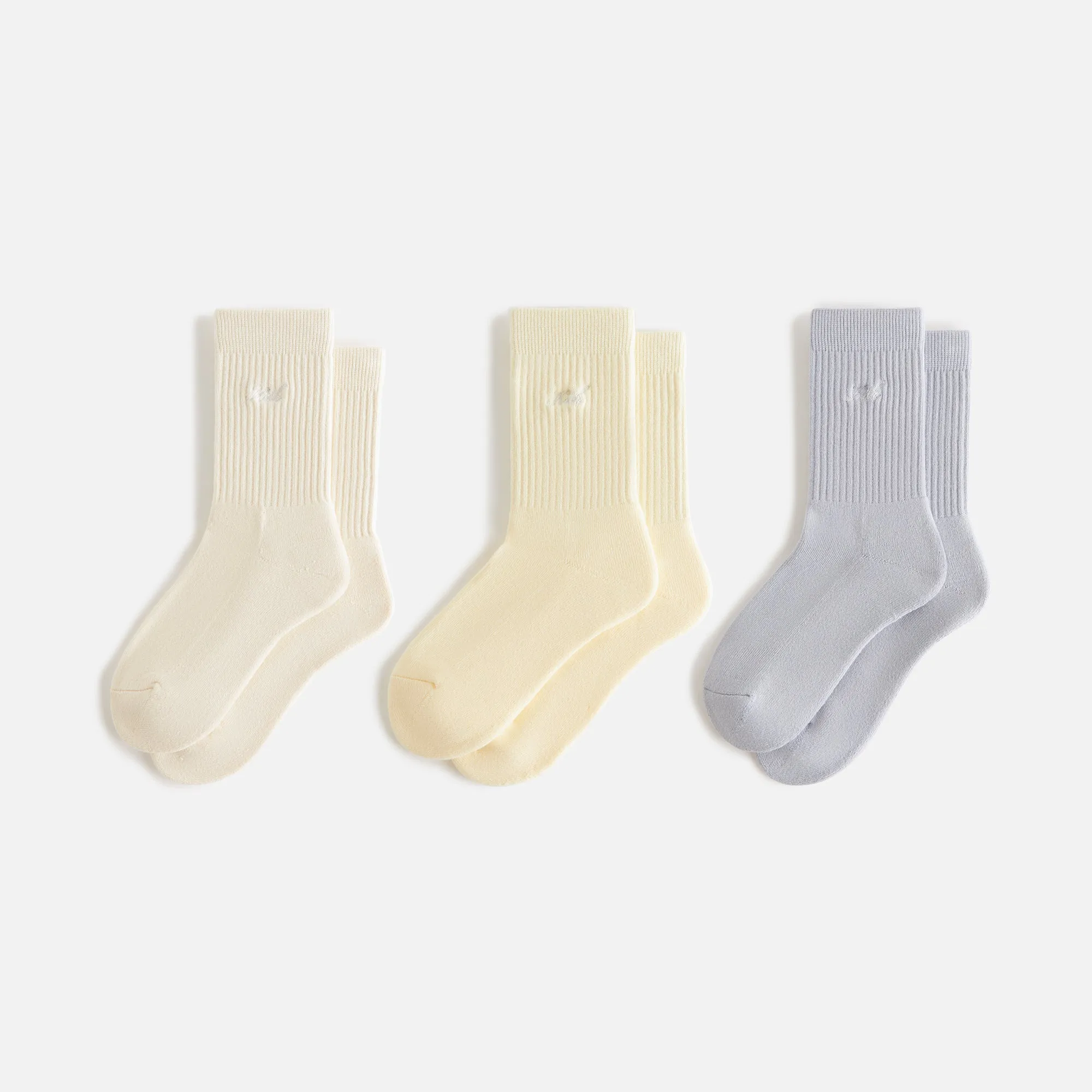 Kith Women Script Classic Crew Socks 3-Pack - Multi sold by Kith