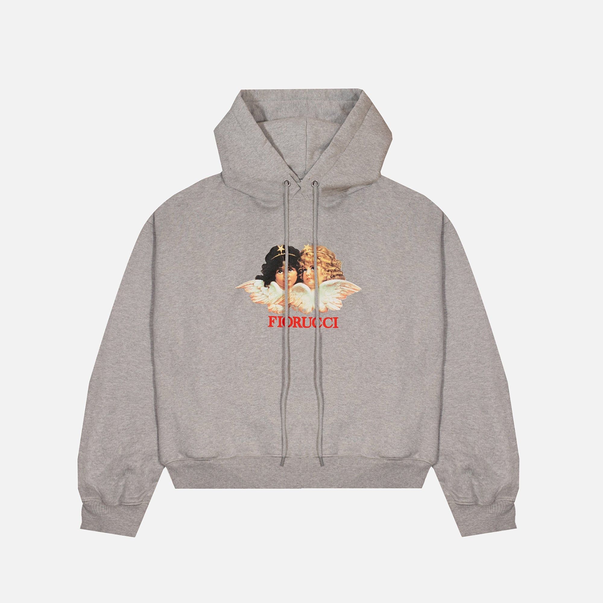 Fiorucci Oversized Angel Hoodie - Grey sold by Kith