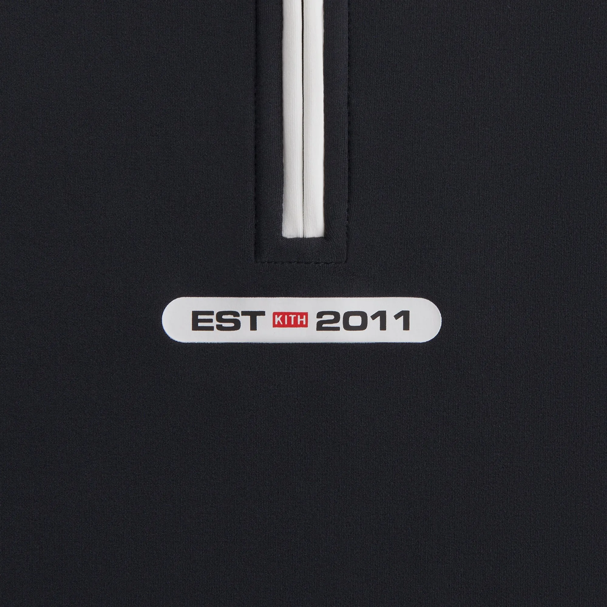 Kith Women Peryn Panelled Half Zip Tank Top - Black sold by Kith product image thumbnail 5