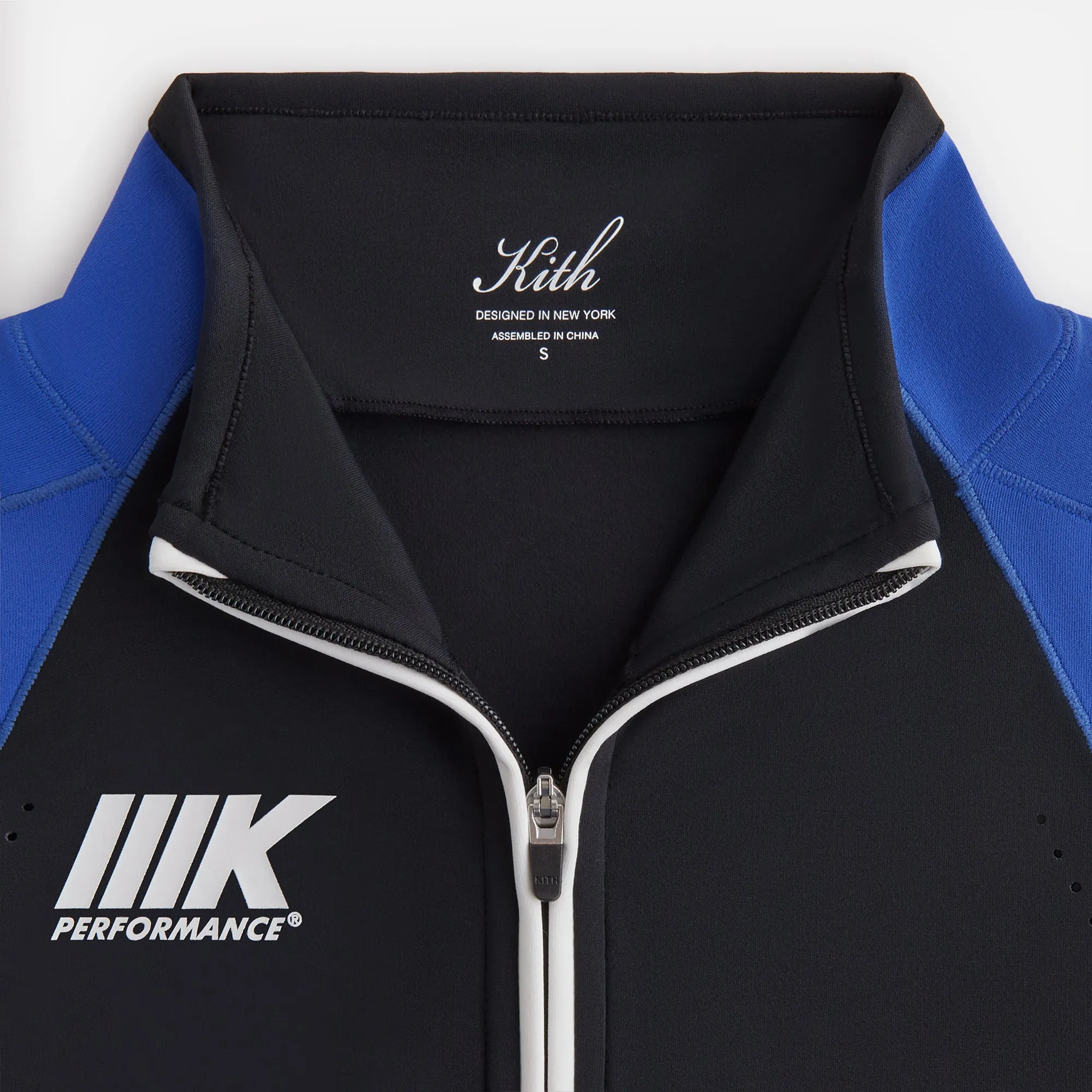 Kith Women Peryn Panelled Half Zip Tank Top - Black sold by Kith product image thumbnail 4