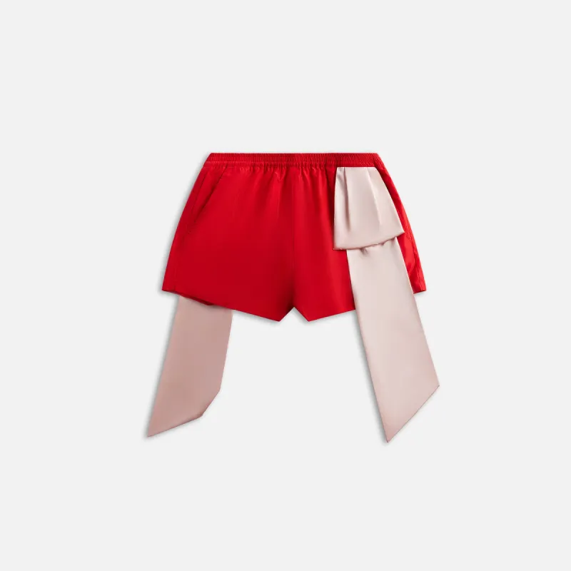 Sandy Liang Ambleside Short - Red sold by Kith