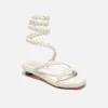 Nora Lozza Maya Sandal - White sold by Kith