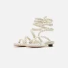 Nora Lozza Maya Sandal - White sold by Kith