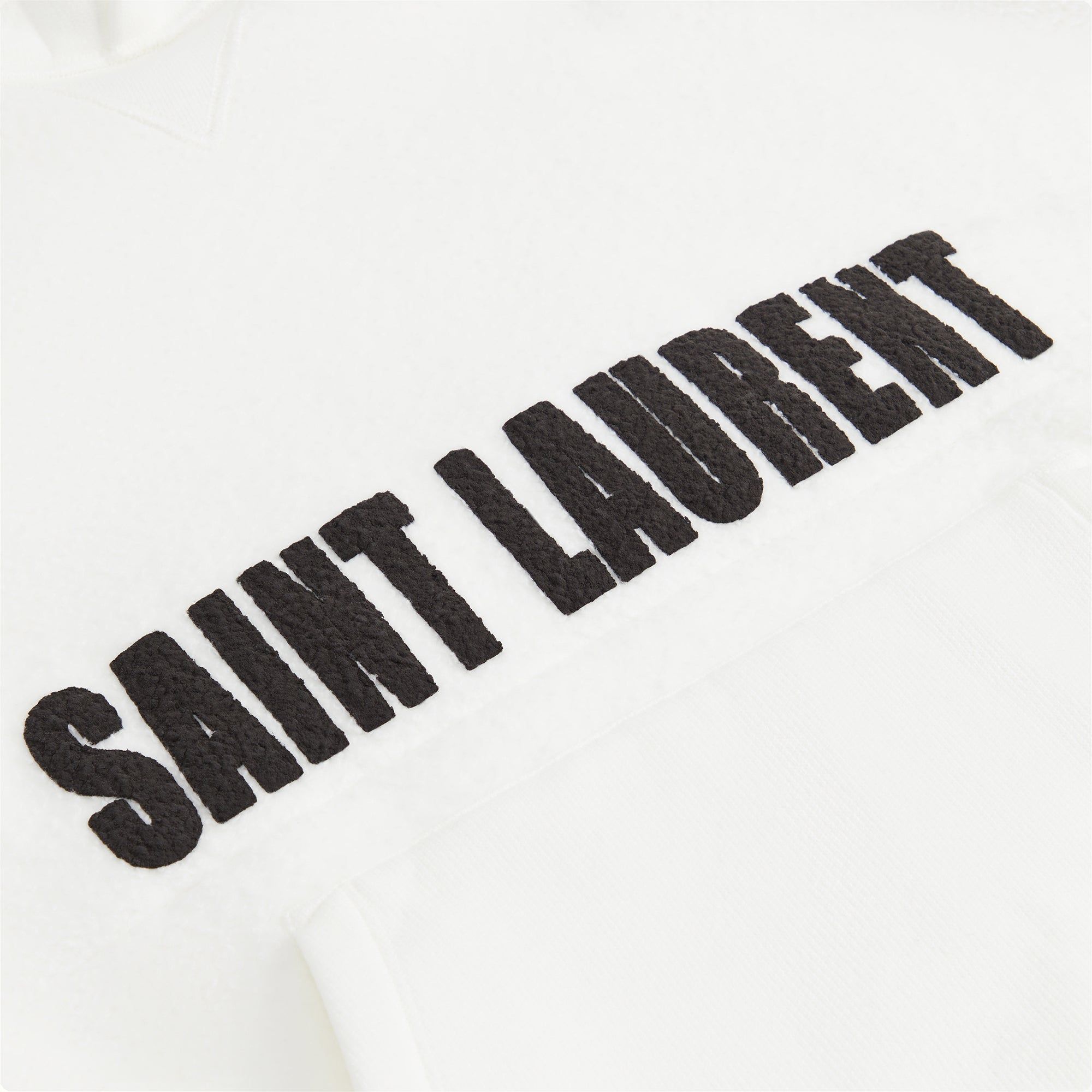 Saint Laurent Hoodie Matiere Inver - Naturel Noir sold by Kith product image thumbnail 3