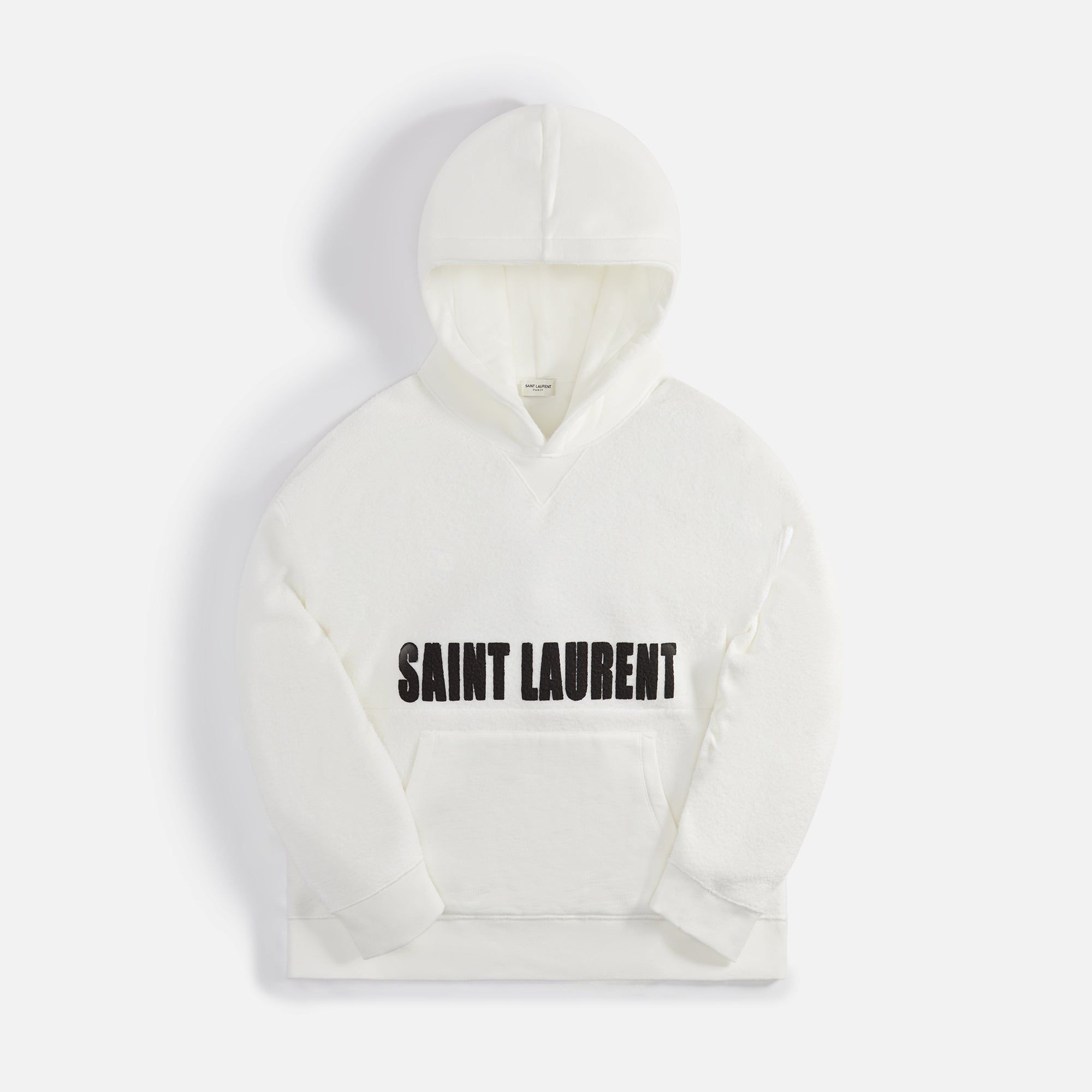 Saint Laurent Hoodie Matiere Inver - Naturel Noir sold by Kith