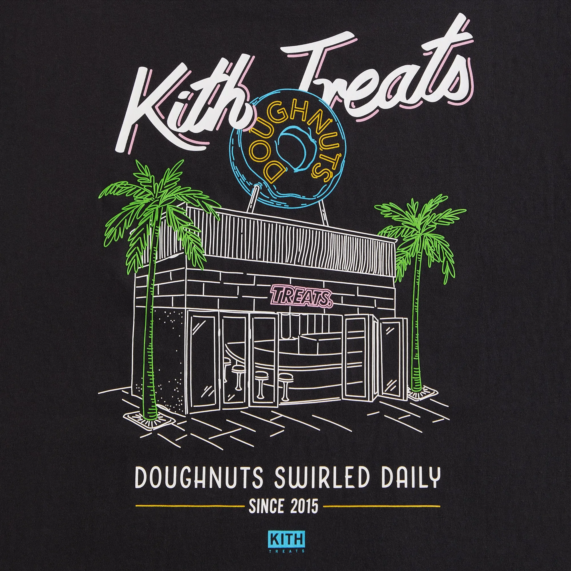 Kith Treats Doughnut II Tee - Black sold by Kith product image thumbnail 4