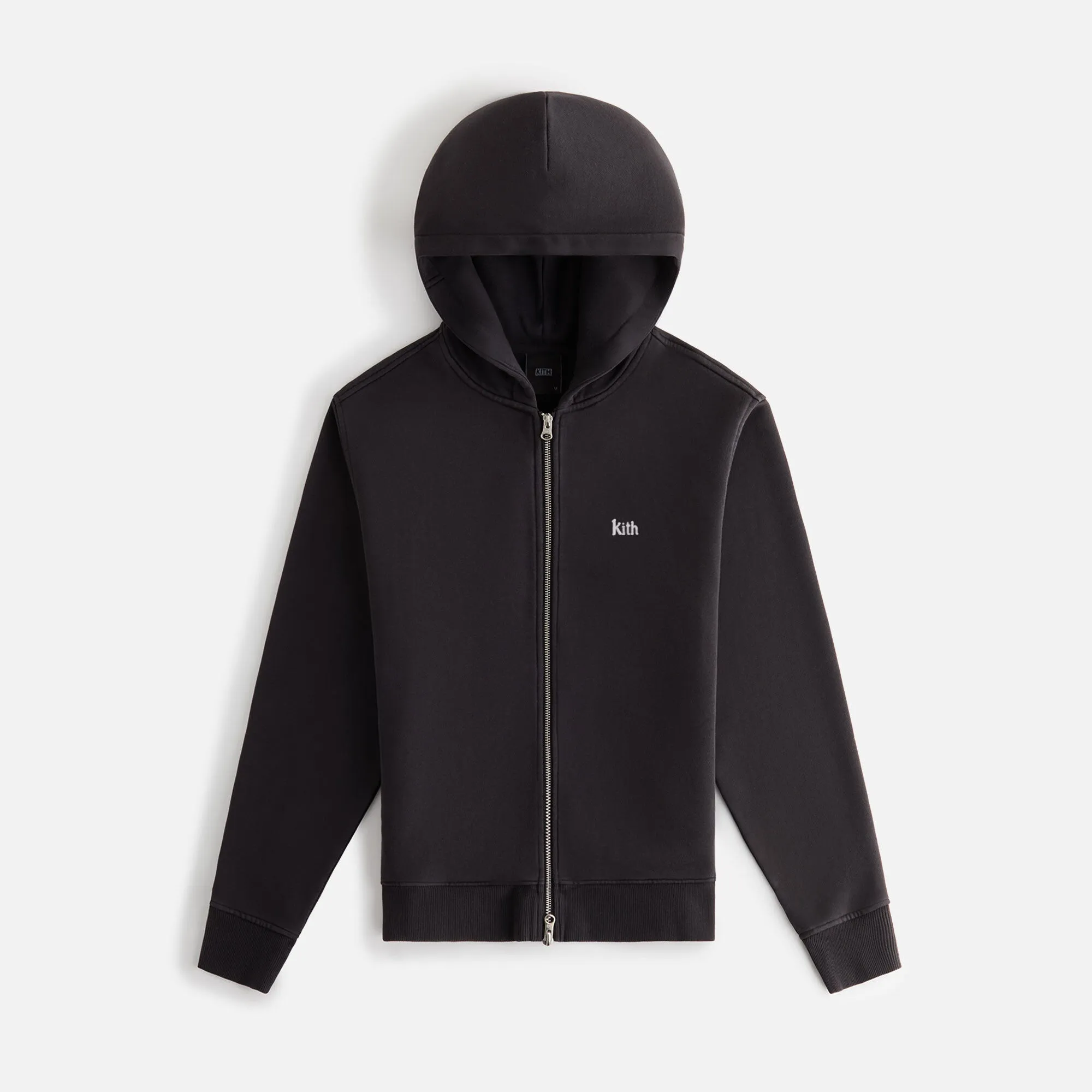 Kith Women Tanner Full Zip Hoodie - Black sold by Kith