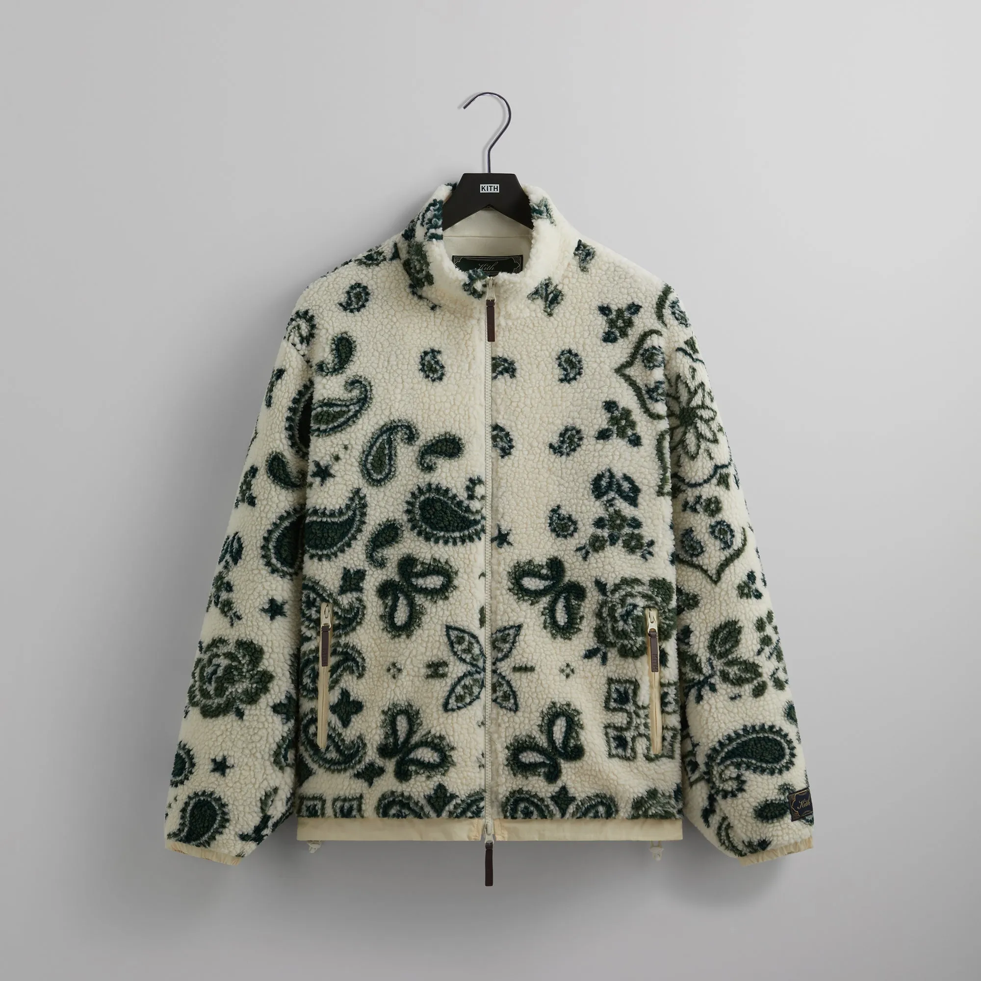 Kith Pinehurst Sherpa Full Zip - Sandrift sold by Kith