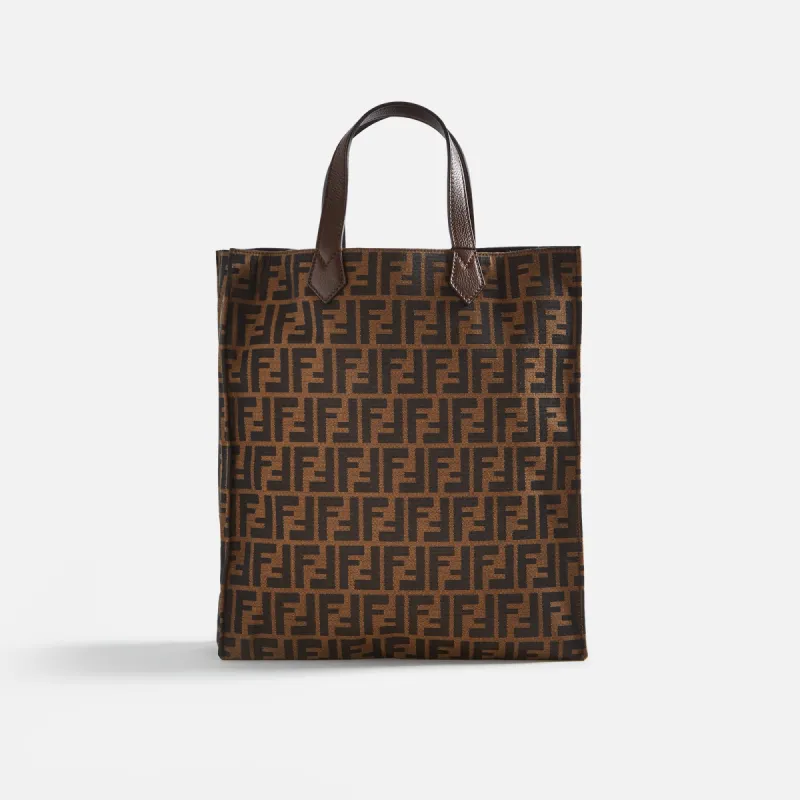 WGACA Fendi Zucca Vertical Tote - Brown sold by Kith