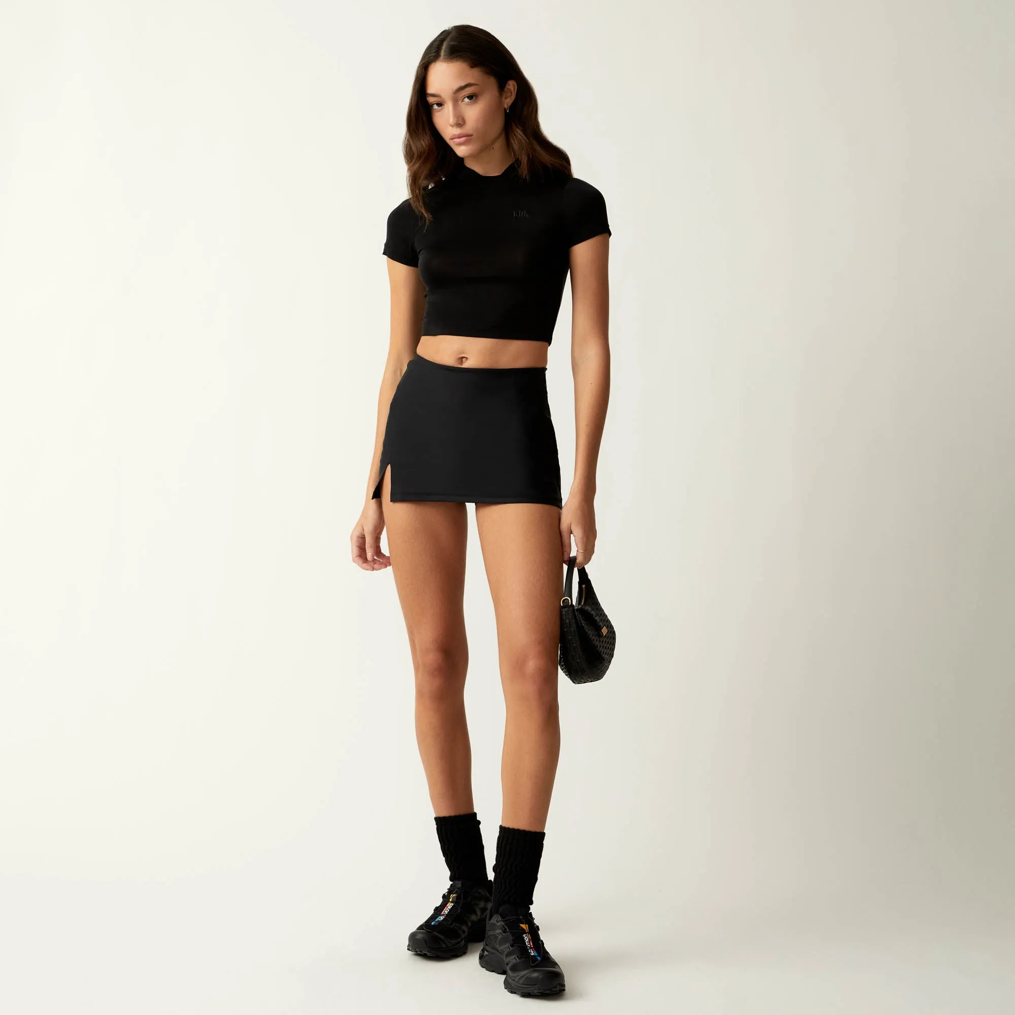 Kith Women Mulberry III Cupro Tee - Black sold by Kith product image thumbnail 3