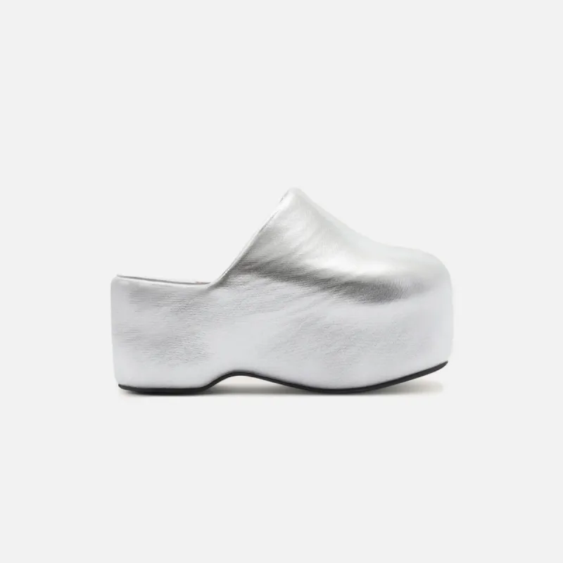 Simon Miller Bubble Clog - Silver sold by Kith
