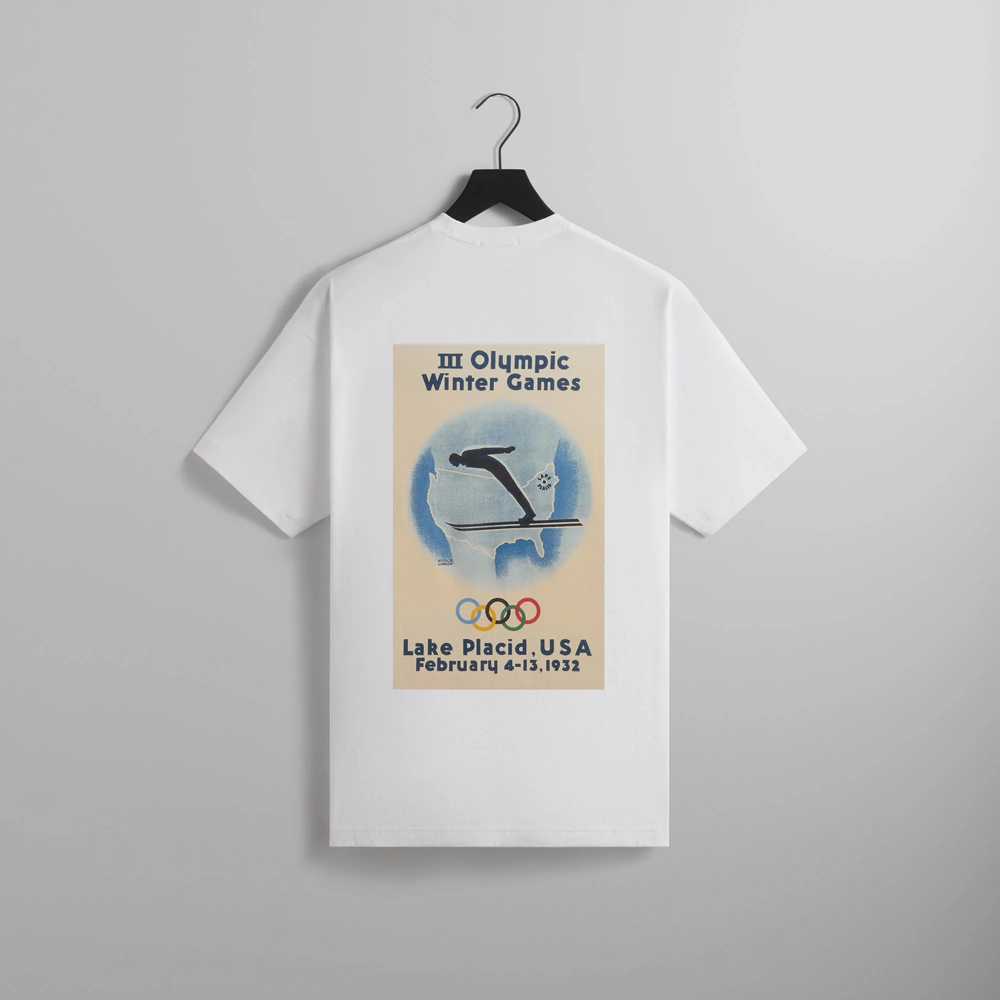 Kith for Olympics Heritage Lake Placid 1932 Vintage Tee - White sold by Kith product image thumbnail 2