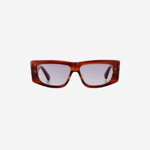 Poppy Lissiman Bart Frames - Brushed Torti sold by Kith