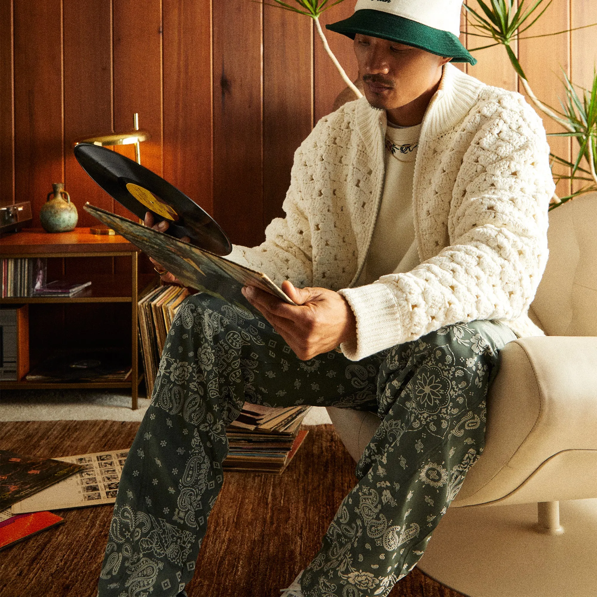 Kith Flocked Deconstructed Bandana Mercer 8 Pant - Court sold by Kith product image thumbnail 2