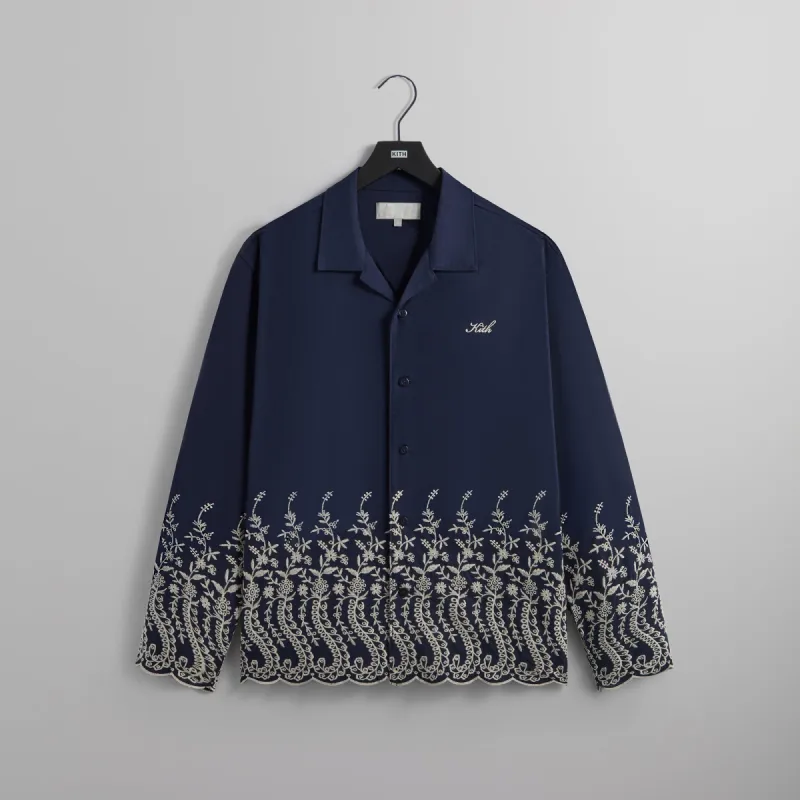Kith Adonis Camp Collar Shirt - Gulf sold by Kith