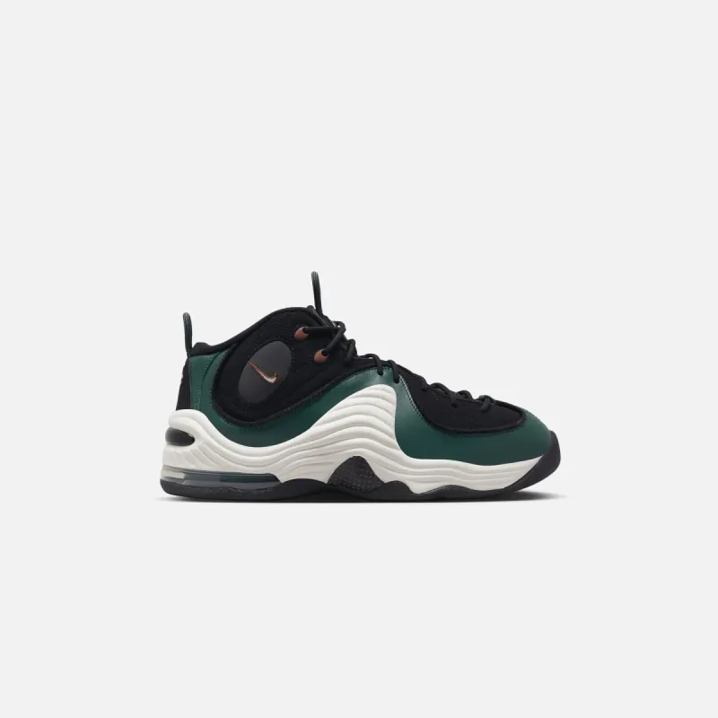 Nike Air Penny II SE - Black / Faded Spruce / Dark Pont / Sail / Anthracite sold by Kith