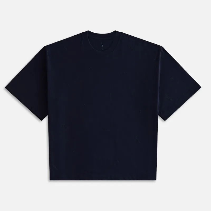 Nike x Jacquemus Tee - Dark Obsidian sold by Kith