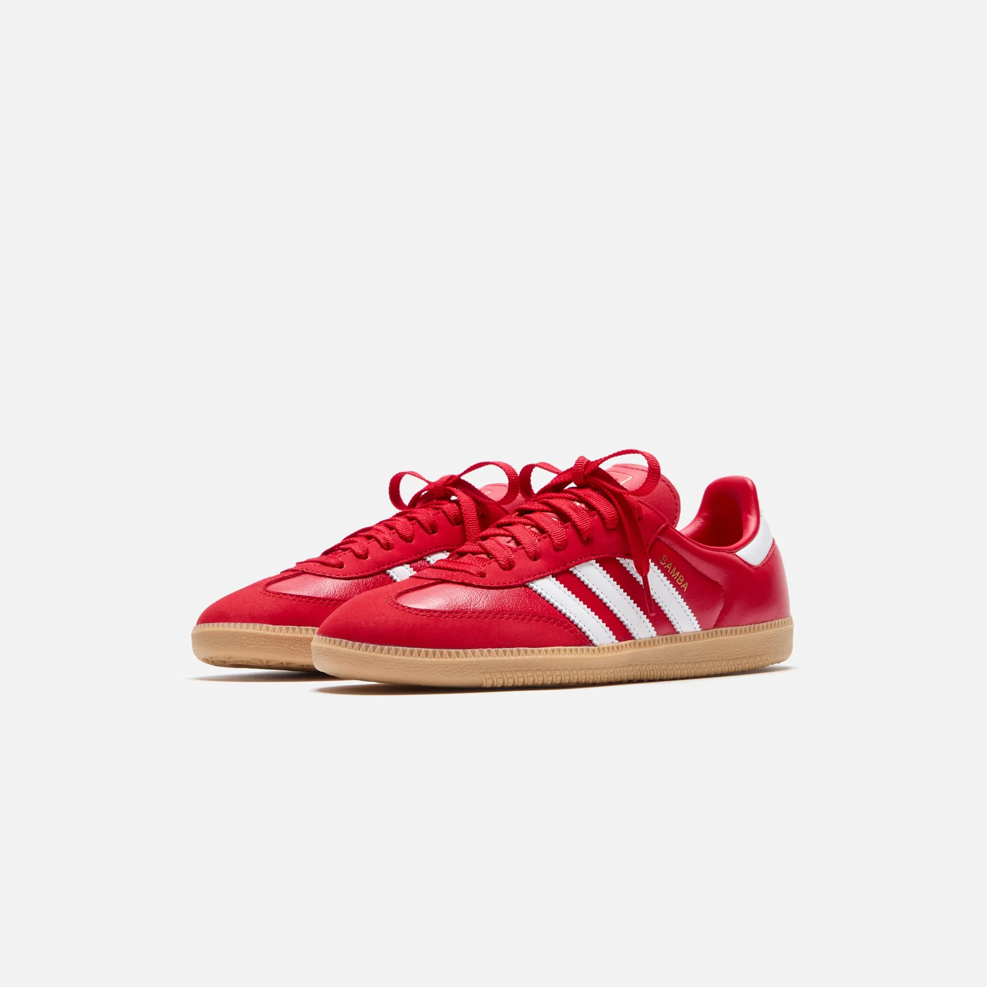 adidas WMNS Samba OG - Better Scarlet / White / Gold Metallic sold by Kith product image thumbnail 2