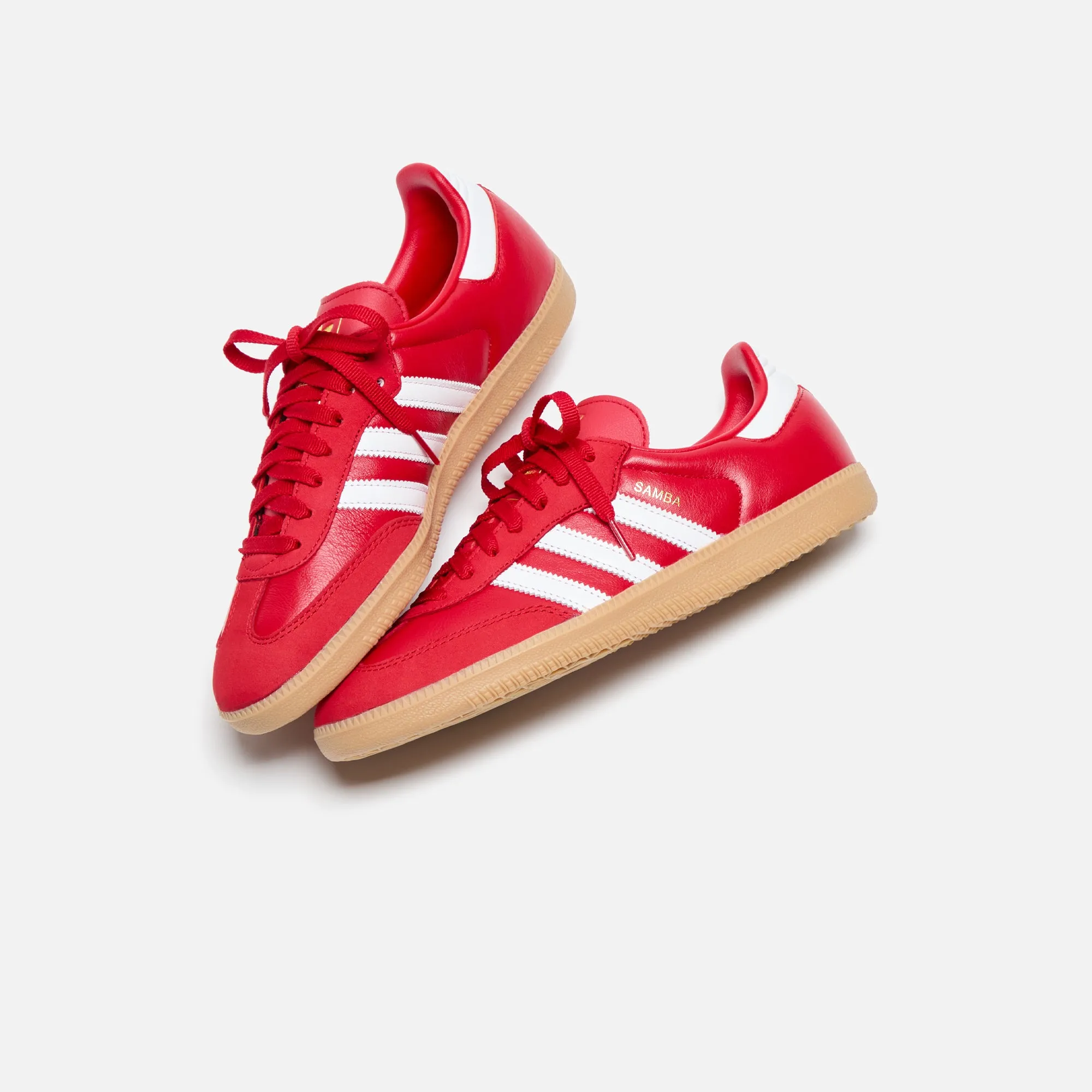 adidas WMNS Samba OG - Better Scarlet / White / Gold Metallic sold by Kith product image thumbnail 4