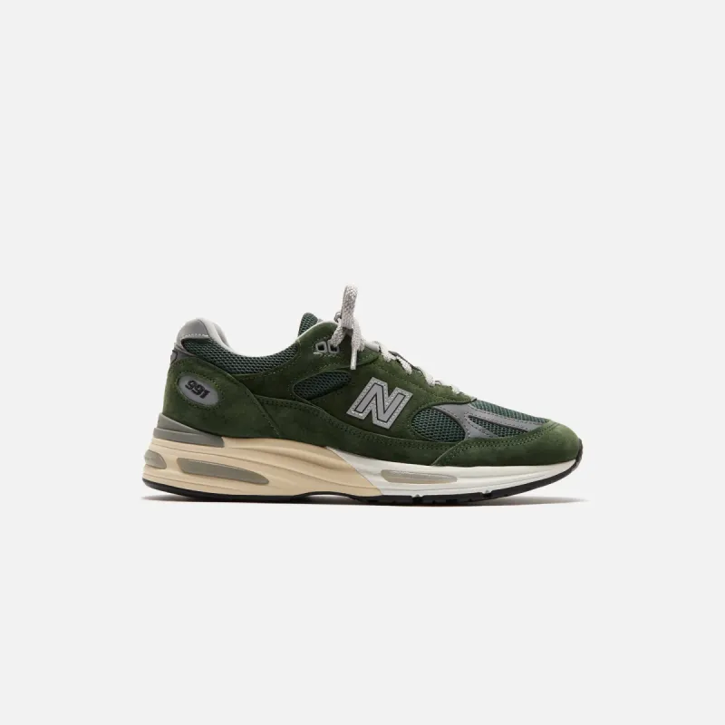 New Balance Made in UK 991v2 - Kombu Green / Grey sold by Kith