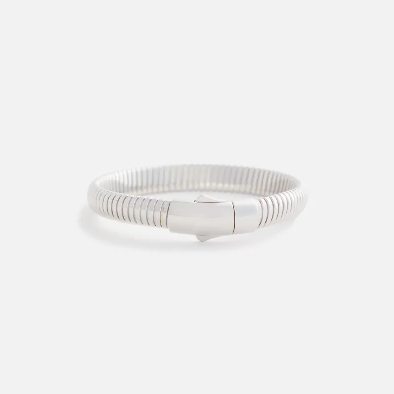 Tom Wood Tubogas Bracelet Silver 8.3 - Silver sold by Kith