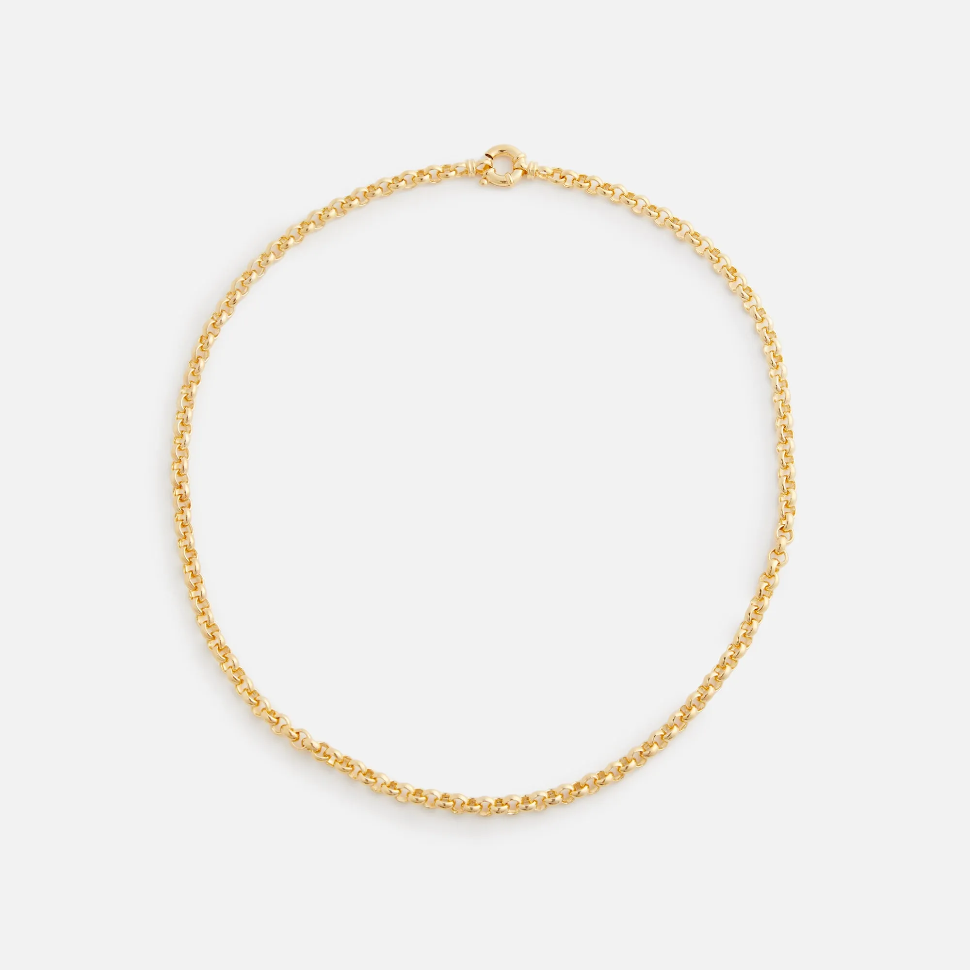 Tom Wood Thick Rolo Chain Gold 20.5 - Gold sold by Kith