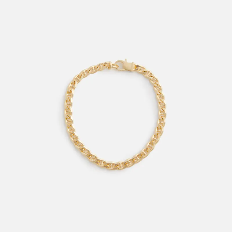 Tom Wood Jude Bracelet Gold 8.3 - Gold sold by Kith