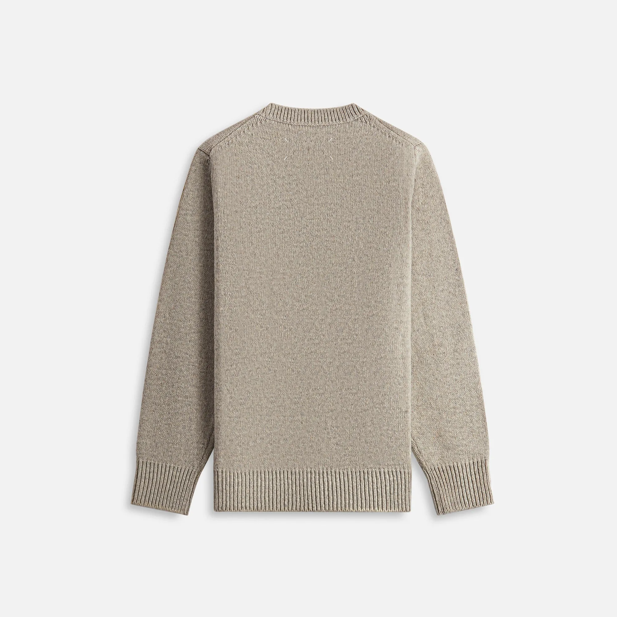 Maison Margiela 5-Gauge Shetland Crewneck Sweater - Beige / Light Grey sold by Kith product image thumbnail 2
