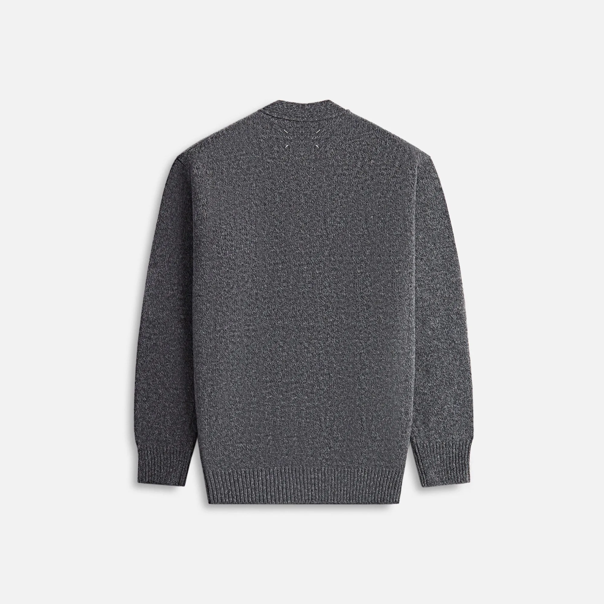 Maison Margiela 5-Gauge Shetland Cardigan - Dark Grey sold by Kith product image thumbnail 2