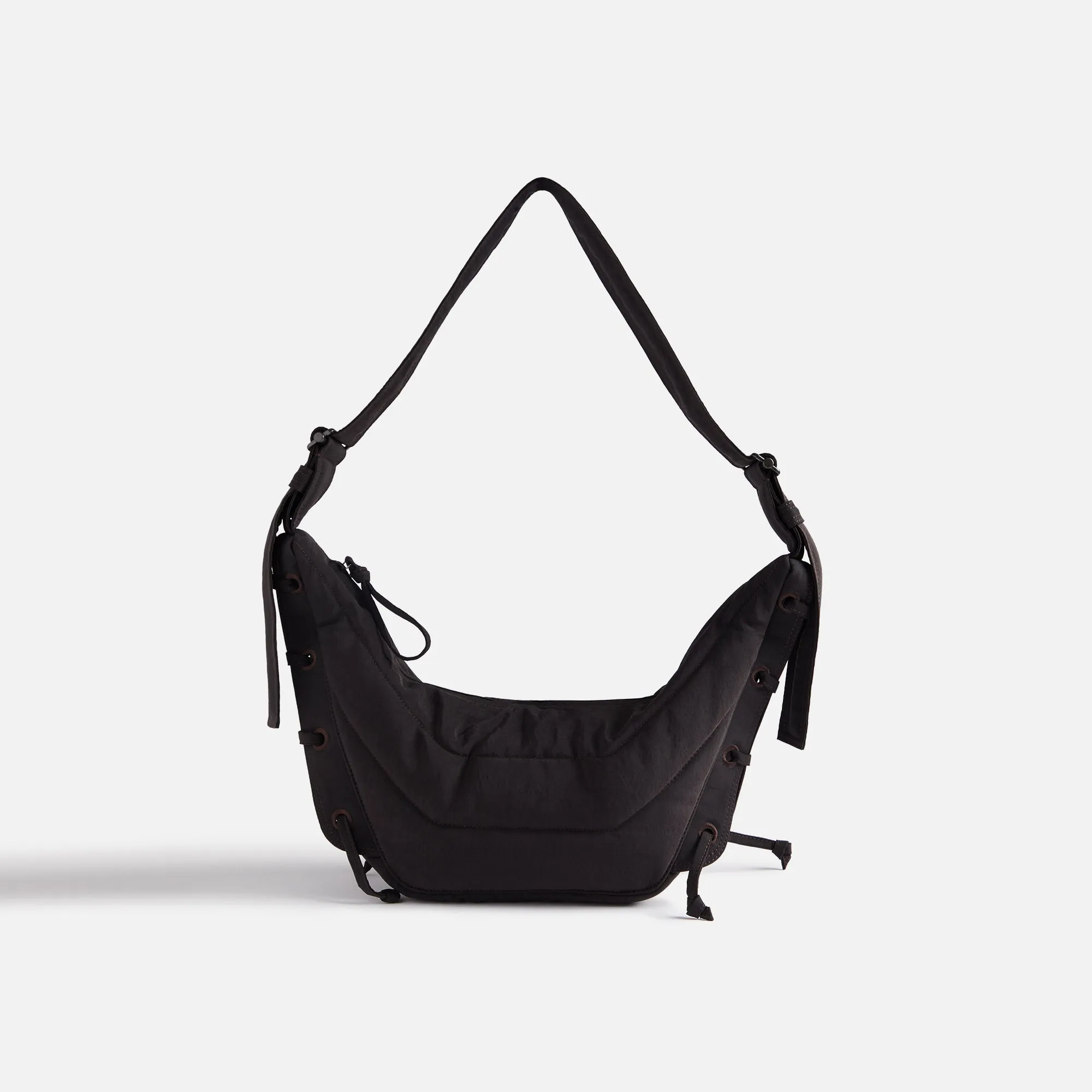 Lemaire Small Soft Game Bag - Dark Chocolate sold by Kith