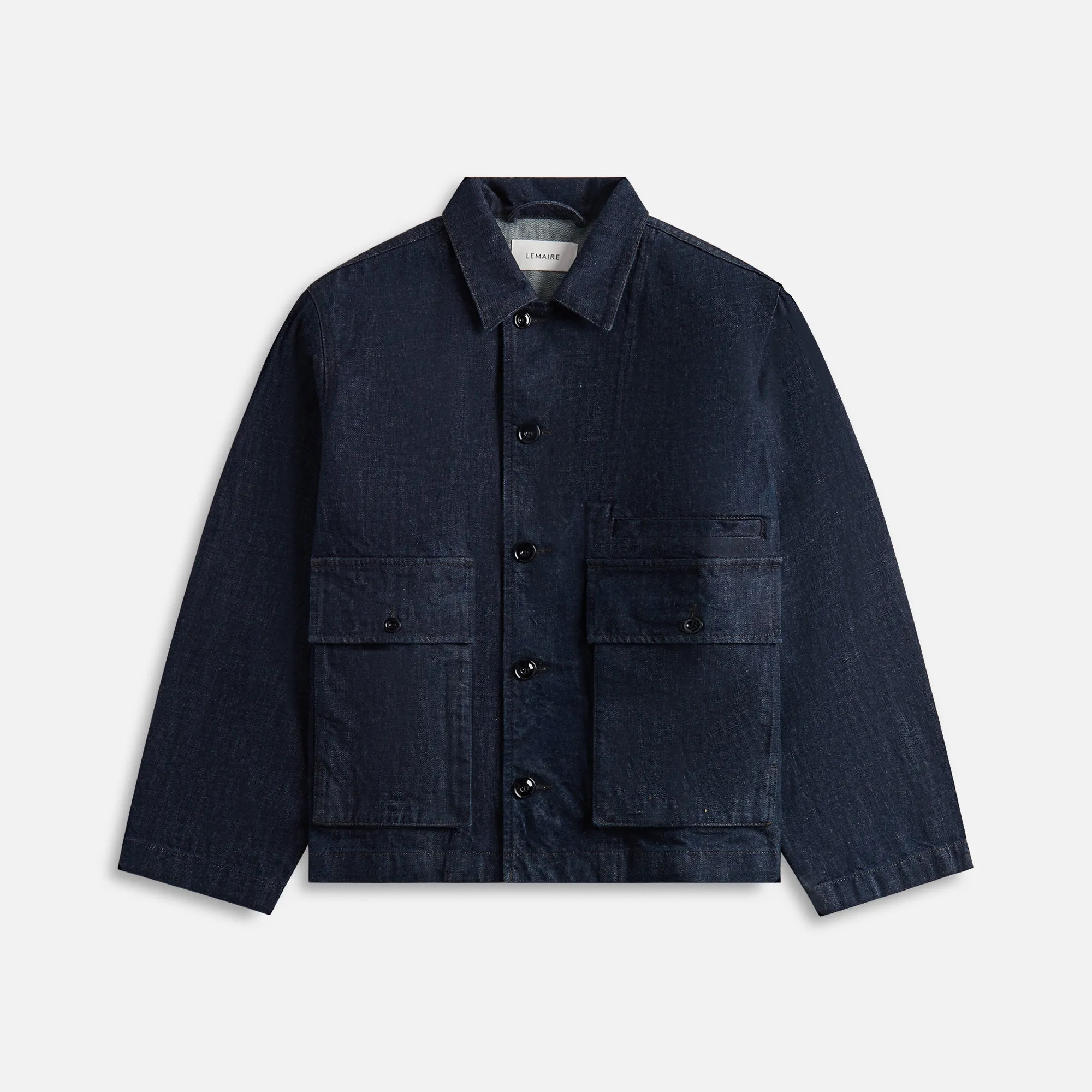 Lemaire Boxy Jacket - Denim Indigo sold by Kith