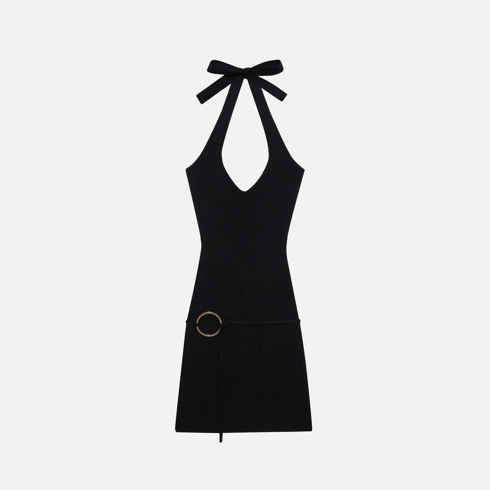 Frankies Bikinis Dolly Knit Dress - Black sold by Kith