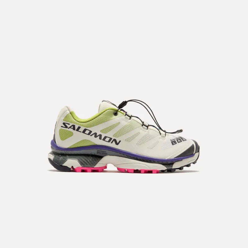 Salomon XT-4 OG - Vanilla Ice / Dark Citron / Knockout Pink sold by Kith