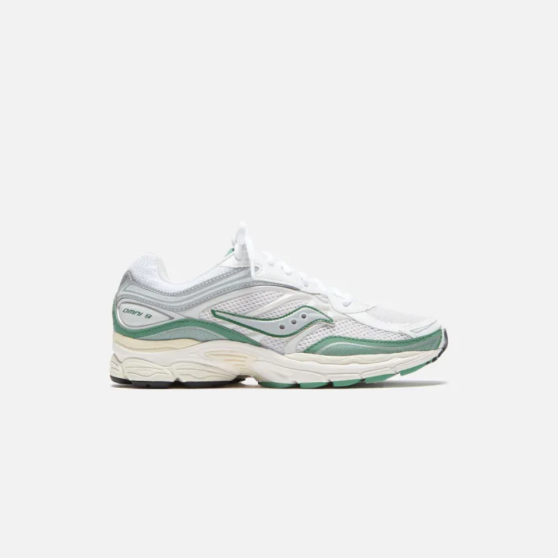 Saucony Progrid Omni 9 - Ivory / Green sold by Kith