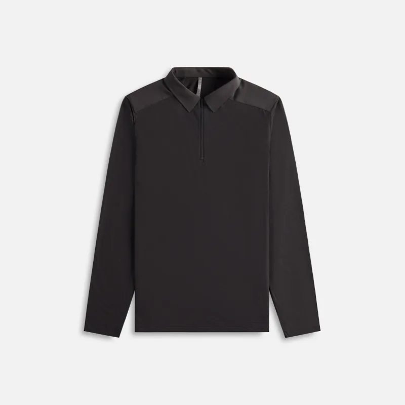 Veilance Frame Long Sleeve Polo - Penumbra sold by Kith