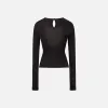 Siedres Lenna Top - Black sold by Kith