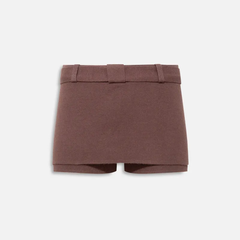 Siedres Jasmy Skort - Brown sold by Kith