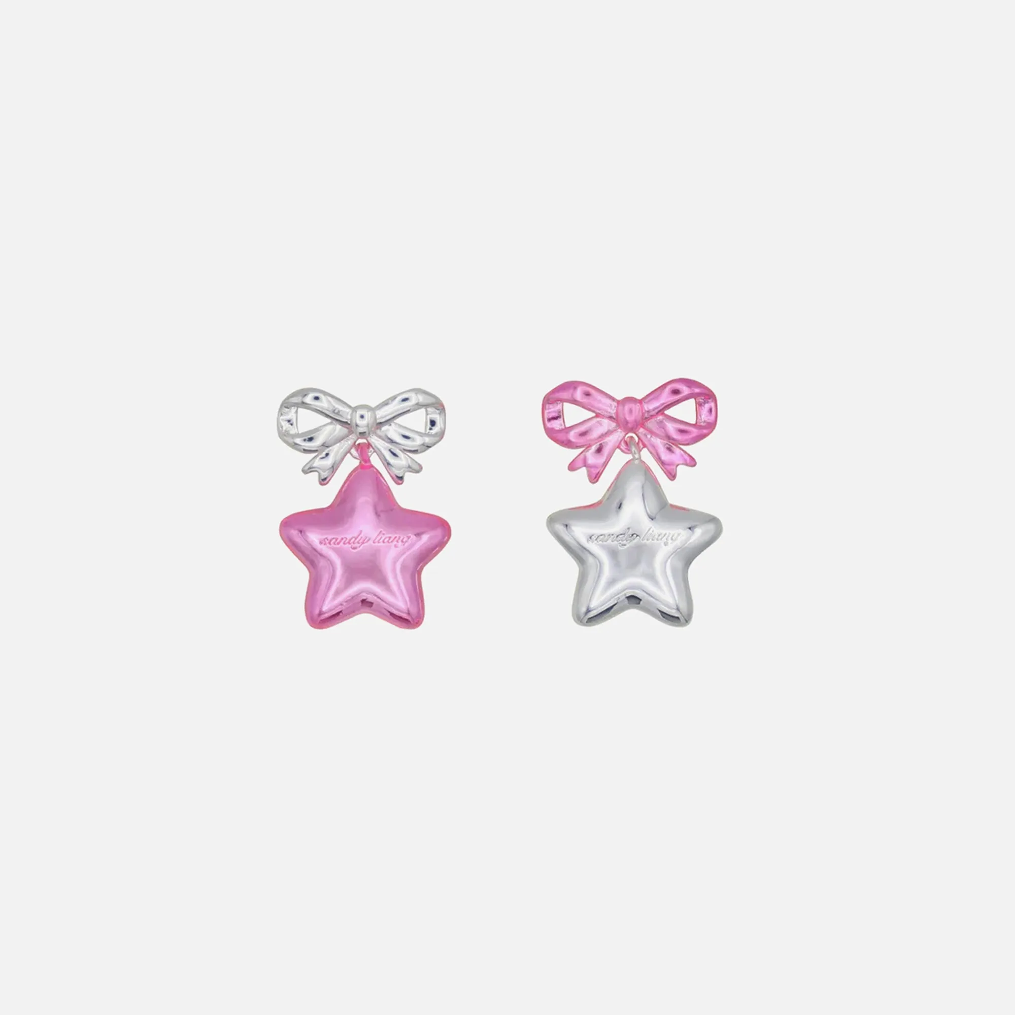 Sandy Liang Boshi Earrings - Pink sold by Kith